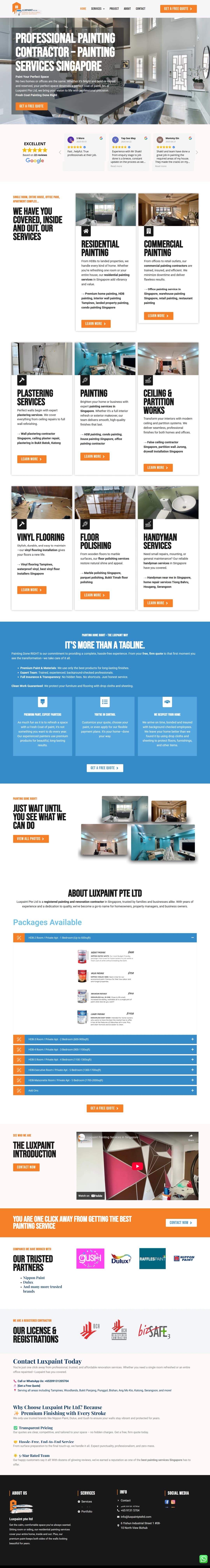Website for Renovation Company